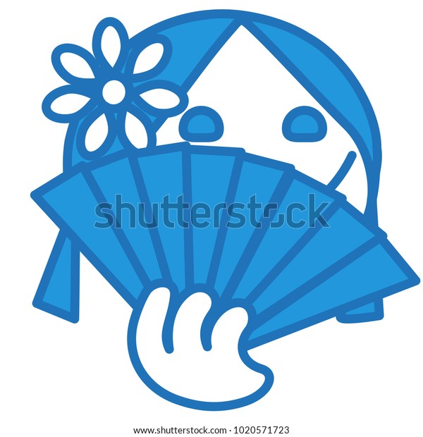 Emoji Woman Girl Silk Paper Hand Stock Vector Royalty Free