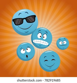 Emojis chat icons