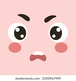 emojis, emotions, set of emotions, cute facial expressions, human emotions, cartoon emojis, sad, funny, angry, in love, kind, surprised, scared