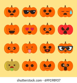 emojis, halloween, pumpkin