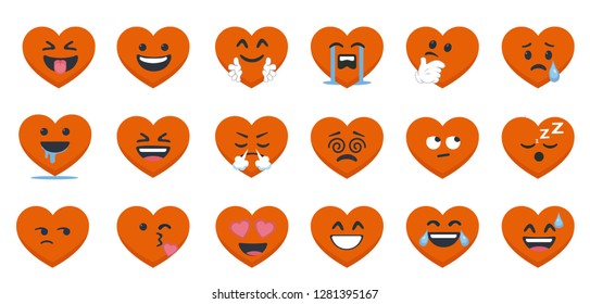 Emojis of heart