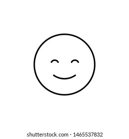  Emojis icon flat style. Round cute Emoticons to World Smile Day.  Expressive avatar. illustration - Vector