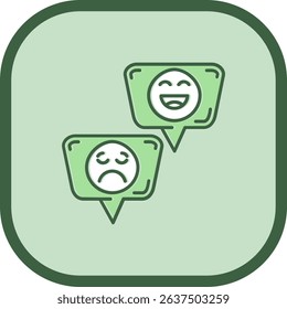Emojis Line vector Icon Design
