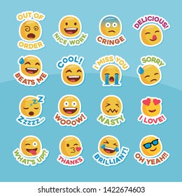 emoji stickers images stock photos vectors shutterstock