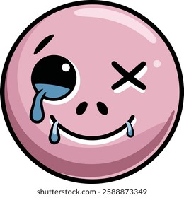 emojis vector stickers set illustration