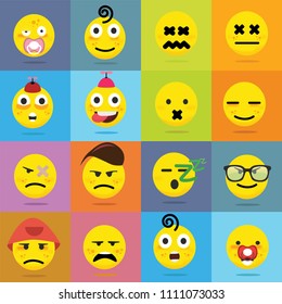 emoji,smiley emoticons set 4