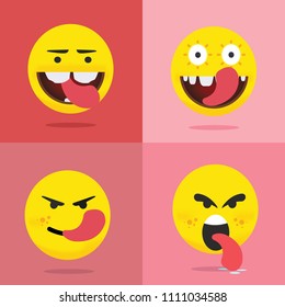 Emojis,smiley with tongue