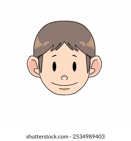 emot of a boy smiling happily