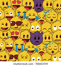 Emoticon background 