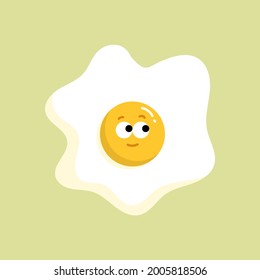 Emoticon with cartoon egg characters vector set stock illustration