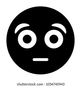 emoticon cartoon face surprised