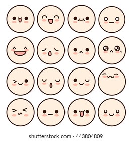 Emoticon Cartoon Vector, Illustration