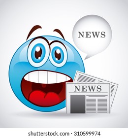 emoticon concept design, vector illustration eps10 graphic 