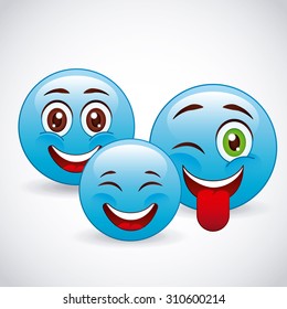 emoticon concept design, vector illustration eps10 graphic 