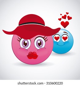 emoticon concept design, vector illustration eps10 graphic 