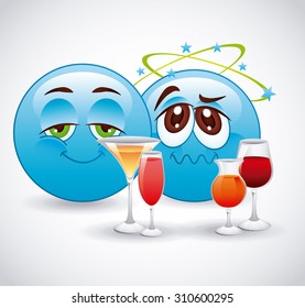 emoticon concept design, vector illustration eps10 graphic 