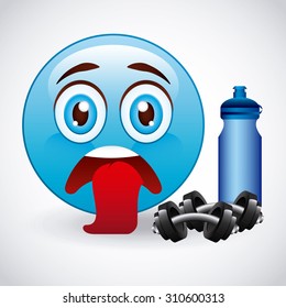 emoticon concept design, vector illustration eps10 graphic 