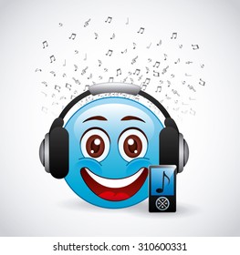 emoticon concept design, vector illustration eps10 graphic 