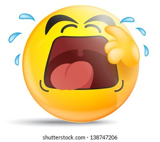 Emoticon crying out loud