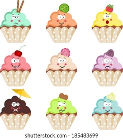 Emoticon Cupcakes