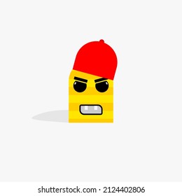 emoticon. cute emoji designs with specific expressions