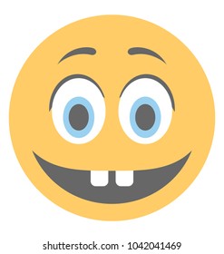 An emoticon depicting expression of being nerd