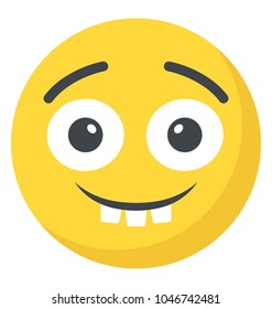 An emoticon depicting expression of being nerd