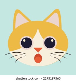 Emoticon Face Cat Kawaii Cute