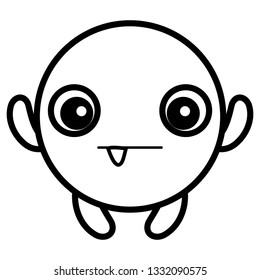 emoticon face with crazy teeth