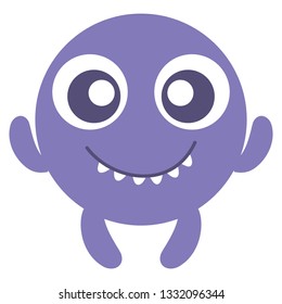 emoticon face with crazy teeth