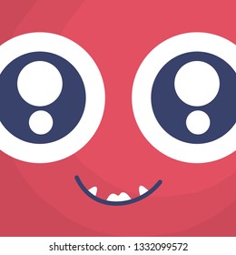 emoticon face with crazy teeth