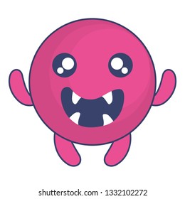 emoticon face with crazy teeth