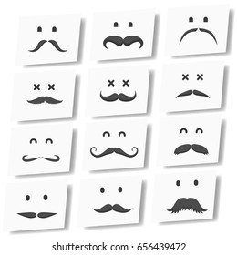 Emoticon. face icons