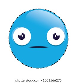 emoticon face kawaii character