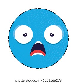 emoticon face kawaii character