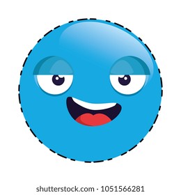 emoticon face kawaii character