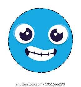 emoticon face kawaii character
