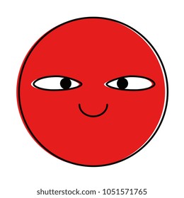 emoticon face kawaii character
