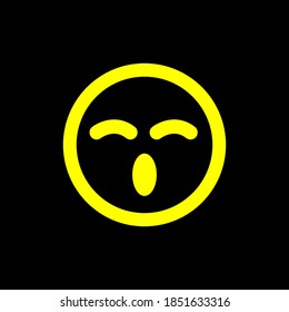 emoticon with a face like shouting at someone guilty
