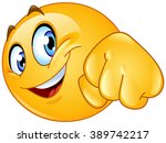 Emoticon giving a fist bump
