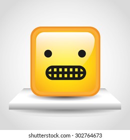 emoticon icon design, vector illustration eps10 graphic 