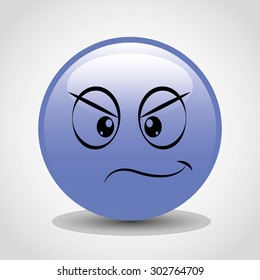 emoticon icon design, vector illustration eps10 graphic 