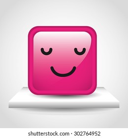 emoticon icon design, vector illustration eps10 graphic 