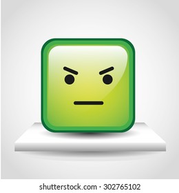 emoticon icon design, vector illustration eps10 graphic 