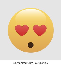 Emoticon, icon, emoji isolated