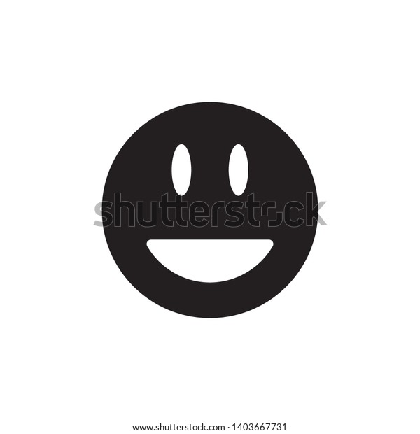 Emoticon Icon Logo Illustration Design Template Stock Vector (Royalty ...