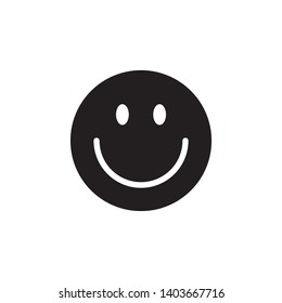 Emoticon icon logo vector design template