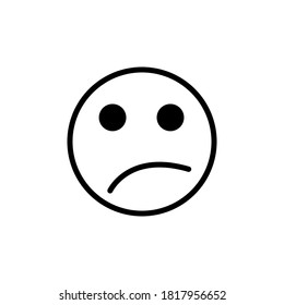 emoticon icon on white background