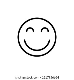 emoticon icon on white background