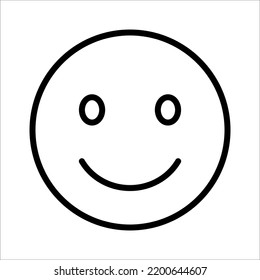 emoticon icon on white background